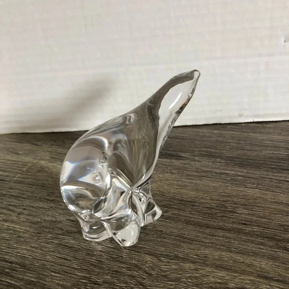 Vtg Hand Blown Art Glass  Polar Bear - Picture 2 of 12